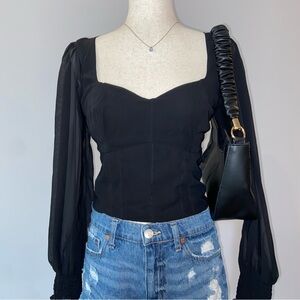 Abercrombie & Fitch Black Blouse
